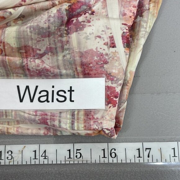 World Unity Romantic Stone Dress NWT Short Sleeve Notch Midi Pink Size Large L - Picture 15 of 17